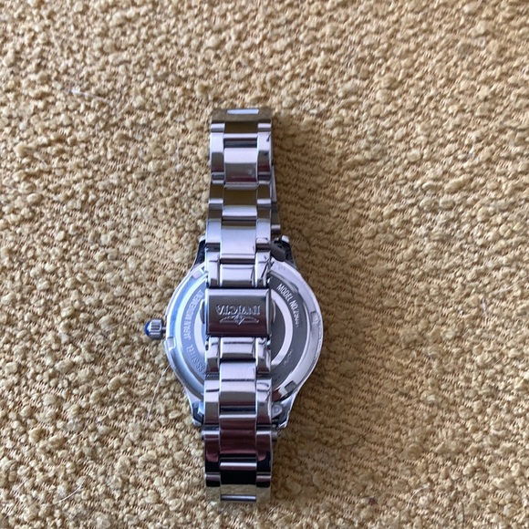 Invicta Women's Blue Wildflower Quartz Watch, Silver, 29091 - Picture 8 of 13